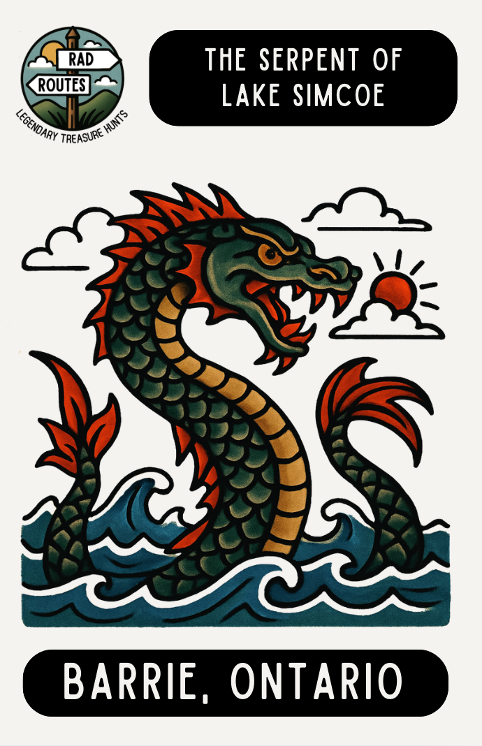 The Serpent of Lake Simcoe - Barrie, Ontario